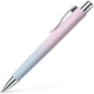 Faber-Castell Poly Ball Flow Edition Blushing Sky Boligrafo Retractil XB - Forma Triangular Ergonomica - Suave al Tacto - Color