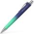 Faber-Castell Poly Ball Flow Edition Buzzing Blue Boligrafo Retractil XB - Forma Triangular Ergonomica - Suave al Tacto - Color