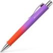 Faber-Castell Poly Ball Flow Edition Punchy Melon Boligrafo Retractil XB - Forma Triangular Ergonomica - Suave al Tacto - Color