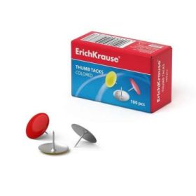 Erichkrause Chinchetas Metalicas de Colores - Alambre de Acero de Alta Calidad - Resistencia Mejorada - Resistente a La Corrosio