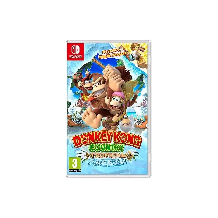 Nintendo Videojuego Donkey Kong Country: Tropical Freeze para Consola Nintendo Switch - Genero Plataformas/Aventura - PEGI 3