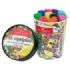 Faber-Castell Textliner 46 Neon Pack de 10 Marcadores Fluorescentes - Diseño del Pack Tarrina de Helado - Punta Biselada - Trazo