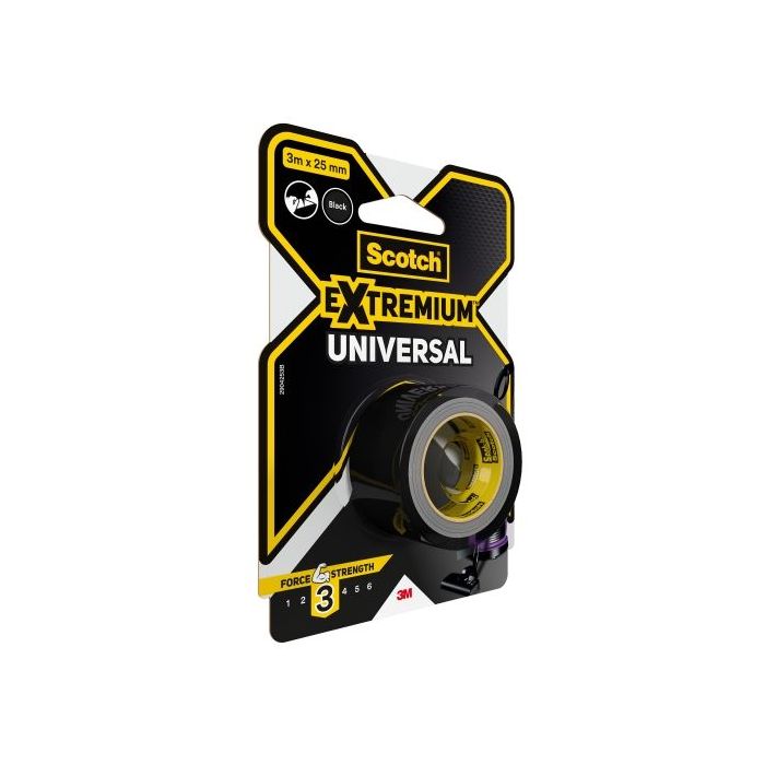 Scotch Extremium Universal Cinta Adhesiva Americana 3m x 25mm - Color Negro