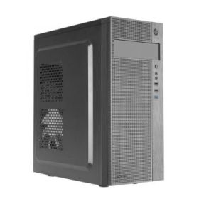 Tacens Ferrox Semitorre - Acero de alta calidad - Ventilador lateral ultra silencioso - Soporte ATX/microATX/mini-ITX - USB 3.0