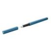 Pelikan Ineo Pluma Estilografica - Punta M - Caja Metalica - Aluminio Anodizado Satinado - Forma de Gota Antivuelco - Incluye Re