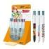 Bic 4 Colours Asterix Expositor con 30 Boligrafos de Bola Retractil Diseños Comic Asterix - Punta Media de 1.0mm - 3 Diseños Dif