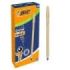 Bic Cristal Glace Boligrafo de Bola - Cuerpo Opaco en Color Oro Mate - Punta Redonda de 1mm - Trazo 0.4mm - Tinta con Base de Ac