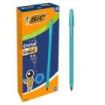 Bic Cristal Glace Boligrafo de Bola - Cuerpo Opaco en Color Azul Metalizado Mate - Punta Redonda de 1mm - Trazo 0.4mm - Tinta co