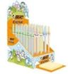 Bic Cristal Pastel Figurines Expositor con 40 Boligrafos de Bola - Cuerpo Opaco en Colores Pastel con Figuras de Animales - Punt