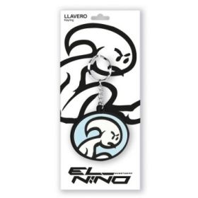 Safta el Niño Life Is Fun Llavero - Ideal Como Regalo - 80x30mm - Color Blanco y Negro