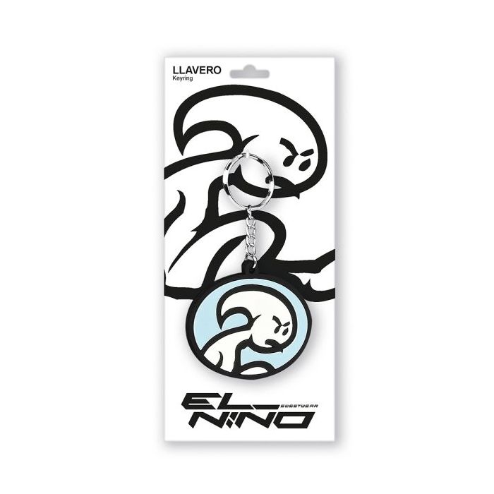 Safta el Niño Life Is Fun Llavero - Ideal Como Regalo - 80x30mm - Color Blanco y Negro