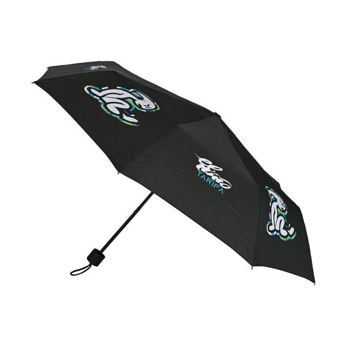 Safta el Niño Green Bali Paraguas Manual de 98cm - 8 Paneles - Asa y Punta de PVC - Poliester - Nervios de Acero de 8mm - Cordon
