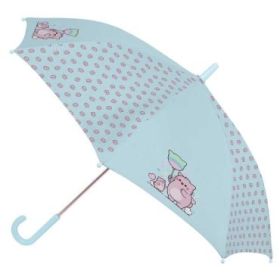 Safta Pembe The Pink Cat Paraguas Manual de 86cm - 8 Paneles - Asa y Punta de PVC - Poliester - Nervios de Acero de 8mm - Color