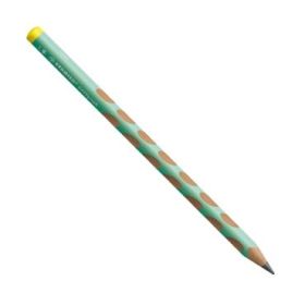 Stabilo Easygraph Pastel Lapiz de Grafito - Mina HB de 3.15mm - Diseño Ergonomico - Uso Zurdo - Color Verde Pastel