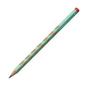 Stabilo Easygraph Pastel Lapiz de Grafito - Mina HB de 3.15mm - Diseño Ergonomico - Uso Diestro - Color Verde Pastel