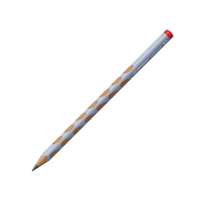 Stabilo Easygraph Pastel Lapiz de Grafito - Mina HB de 3.15mm - Diseño Ergonomico - Uso Diestro - Color Azul Pastel