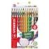 Stabilo Easycolors Pack con 24 Lapices de Colores Ergonomicos - Mina de 4.2mm - Forma Triangular - Uso Diestro - Colores Surtido