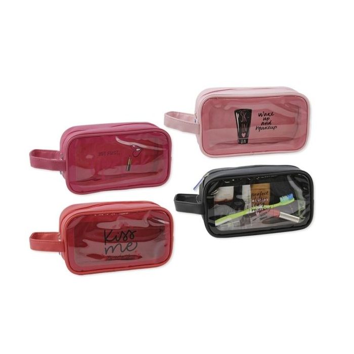 Lagart Make Up Neceser con Ventana Transparente - Asa de Transporte - Fabricado en PVC - Medidas 22x18x8cm - Diseños Surtidos