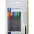 Staedtler Triplus Fineliner 334 Pack de 12 Rotuladores de Punta Fina - Trazo de 0.3mm aprox. - Tinta Antisecado a Base de Agua -