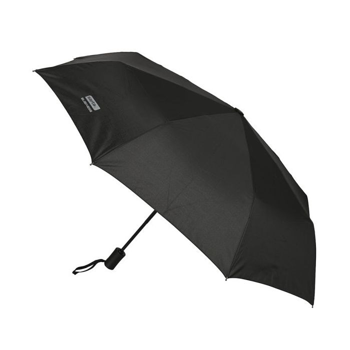Safta Business Paraguas Automatico de 102cm - 8 Paneles - Asa Engomada - Punta de PVC - Poliester - Nervios de Acero de 8mm - Co