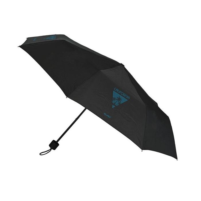 Safta Blackfit8 California Paraguas Manual de 98cm - 8 Paneles - Asa y Punta de PVC - Poliester - Nervios de Acero de 8mm - Cord
