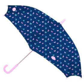 Safta Blackfit8 Mariposas Paraguas Automatico de 60cm - 8 Paneles - Asa Engomada - Punta de PVC - Poliester - Nervios de Acero d