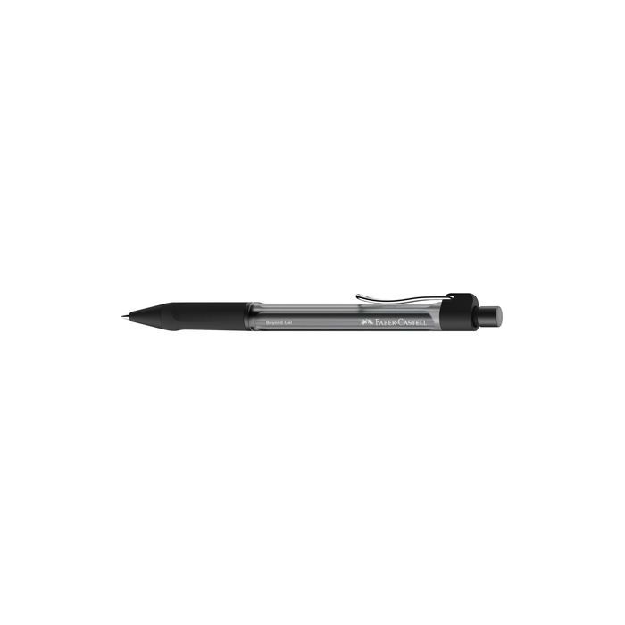 Faber-Castell Beyond Gel Boligrafo Retractil - Punta 0.7mm - Trazo de 0.4mm - Grip de Agarre - Tinta Gel Negra