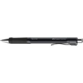 Faber-Castell Beyond Ball Boligrafo Retractil - Punta 1mm - Trazo de 0.5mm - Grip de Agarre - Tinta Negra - Color del Cuerpo Neg