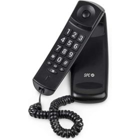 SPC Original Lite 2 Telefono Fijo - sin Pilas - sin Conexion a la Luz - Indicador Luminoso - 10 Memorias Indirectas - Compacto y