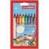 Stabilo Trio Scribbi Pack con 8 Rotuladores - Trazo entre 1,5-2mm - Forma Triangular - Tinta Super Lavable - Colores Surtidos