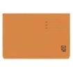 Gio By Elba Subcarpeta con Bolsa y Solapa Folio Naranja - Resistente Cartulina de 320gr - Bolsa y Solapa para Mayor Proteccion -