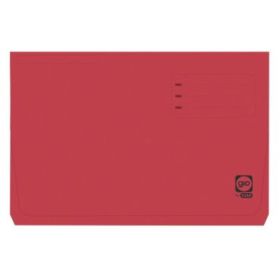 Gio By Elba Subcarpeta con Bolsa y Solapa Folio Rojo - Resistente Cartulina de 320gr - Bolsa y Solapa para Mayor Proteccion - Ta