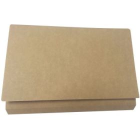 Gio By Elba Subcarpeta con Bolsa y Solapa Folio Kraft Bicolor - Resistente Cartulina de 240gr - Bolsa y Solapa para Mayor Protec