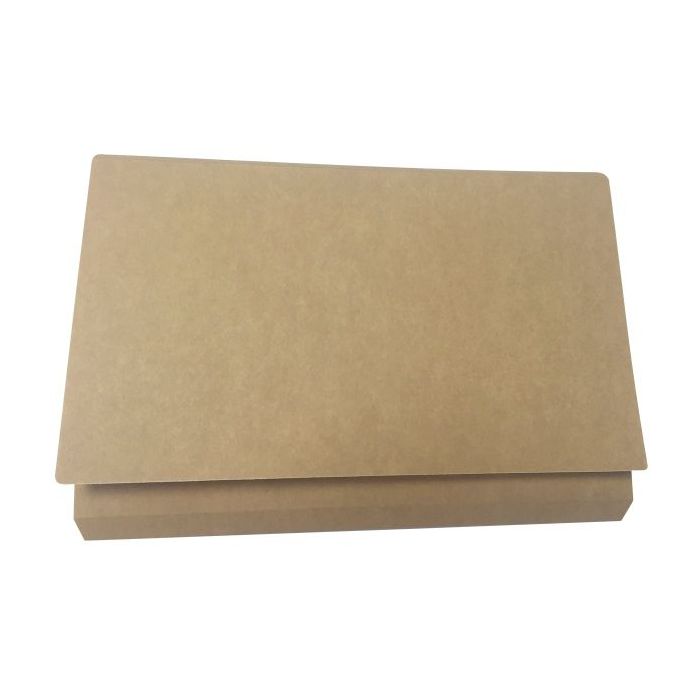 Gio By Elba Subcarpeta con Bolsa y Solapa Folio Kraft Bicolor - Resistente Cartulina de 240gr - Bolsa y Solapa para Mayor Protec