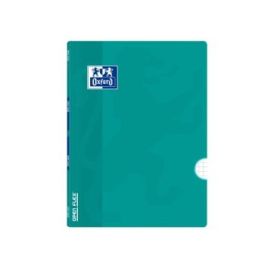Oxford Libreta Grapada - Formato A5+ - 48 Hojas - Cuadricula 4x4mm con Margen - Tapa de Plastico - Anti Traspaso de Tinta - Colo