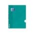 Oxford Libreta Grapada - Formato A5+ - 48 Hojas - Rayado Horizontal 1 Linea con Margen - Tapa de Plastico - Anti Traspaso de Tin