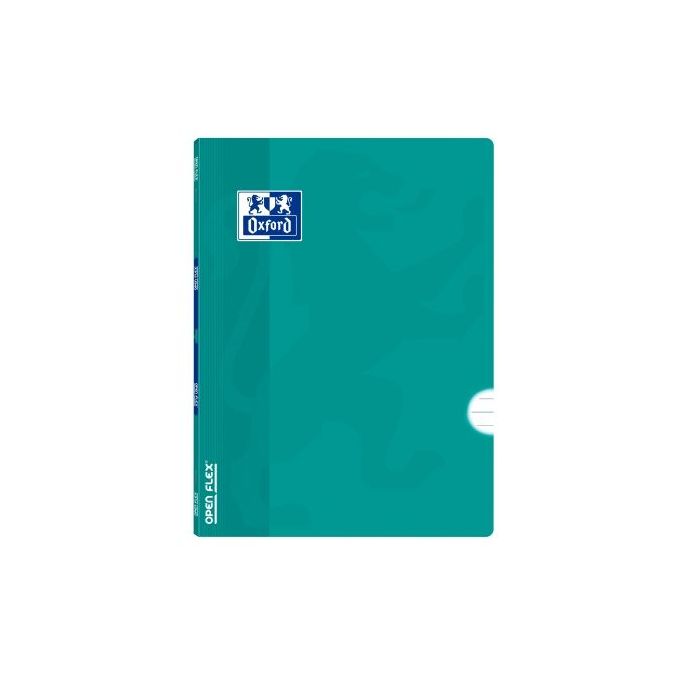 Oxford Libreta Grapada - Formato A5+ - 48 Hojas - Rayado Horizontal 1 Linea con Margen - Tapa de Plastico - Anti Traspaso de Tin