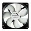 Tacens Aura II Ventilador 80mm - Carcasa Negra, Aspas Blancas - Velocidad Max. 1500rpm