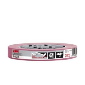 3M Cinta de Enmascarar para Superficies Delicadas - 18mm x 50m - Color Rosa