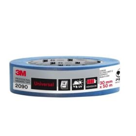 3M Cinta de Enmascarar Profesional - 30mm x 50m - 100% PEFC - Multisuperficie - Color Azul