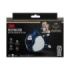 3M Mascarilla de Media Cara - Filtros Integrados - Proteccion Contra Vapores Organicos - Reutilizable - Color Azul/Blanco