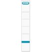 Elba Pack de 10 Etiquetas para Archivadores de 5cm de Ancho - Carton Resistente - Color Blanco
