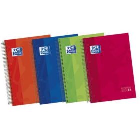 Oxford Europeanbook 5 Cuaderno Espiral Formato A4+ Horizontal 1 Linea - 120 Hojas - Tapa Extradura acabado Brillante - 5 Bandas