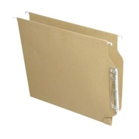 Fade Aku Carpeta Colgante - Formato A4 - Lomo en V - Visor Lateral con Efecto Lupa - Varilla Metalica - Certificado Ecologico Bl