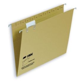 Fade Kio Carpeta Colgante - Formato Folio Prolongado - Lomo en V - Visor con Efecto Lupa - Varilla Metalica - Certificado Ecolog