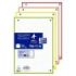 Oxford Recambios de 100 Hojas - Formato A5 - Cuadricula 5x5mm - 4 Taladros - Digitalizacion de Textos con App - Bandas de Colore