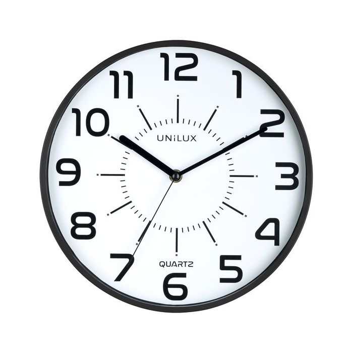 Unilux Reloj Pop - Diseño Moderno y Minimalista - Incluye Pilas - Color Negro