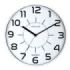 Unilux Unilux Pop Reloj de Pared - Pila Incluida - Numeros Grandes - Mecanismo Silencioso de Cuarzo - Color Blanco