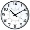 Unilux Unilux Maxi Pop Reloj de Pared - Pila Incluida - Numeros Grandes - Mecanismo Silencioso de Cuarzo - Color Negro