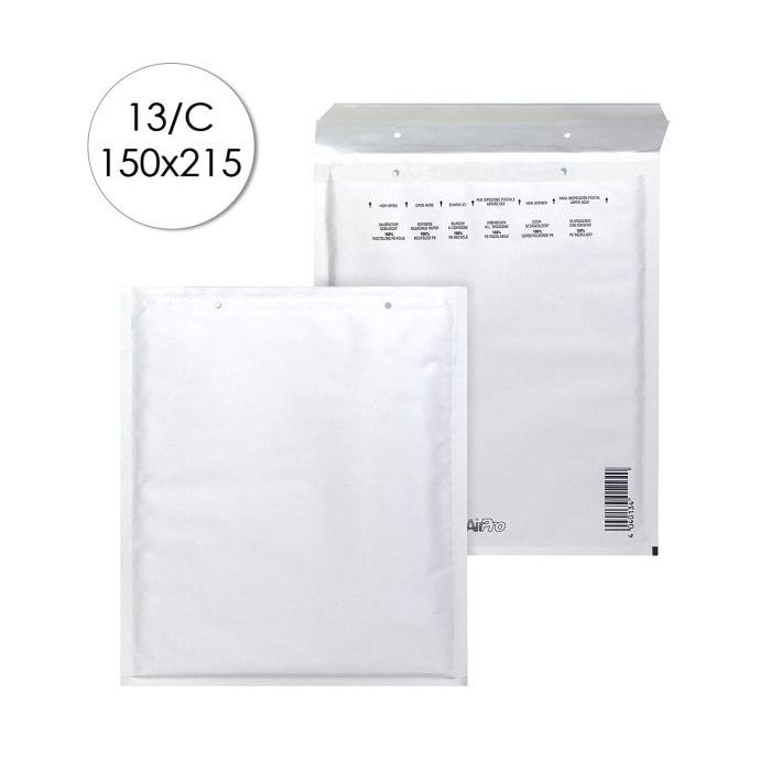 Bong Peel and Seal Sobres Acolchados - Proteccion contra Golpes - Resistente a la Humedad - 150x215mm - Color Blanco